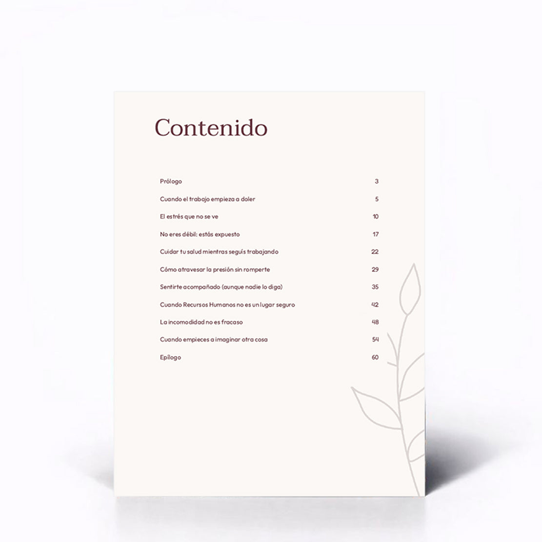 Cuando el trabajo duele